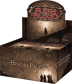 Flesh and Blood History Pack 1: Booster Display Box of 36 Boosters, 10 Cards Per Pack, English